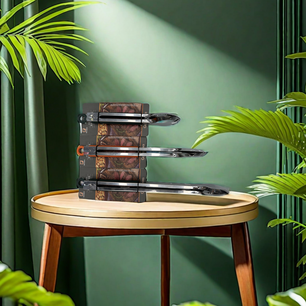 硅胶防烫手套 烫金格子布设计 持家烘焙必备 高温耐热安全防护手套细节图