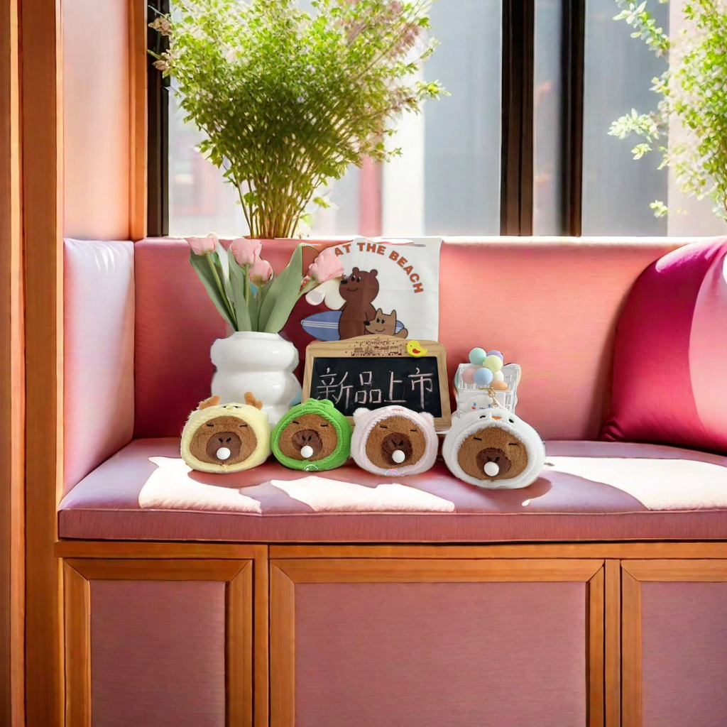 毛绒玩具白底实物图