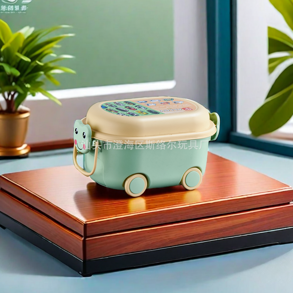 Blind box storage, Huili car, children's toys, alloy airplane model, mini car, metal tin car, bucket storage wholesale, other categories, endless childlike fun Item Picture