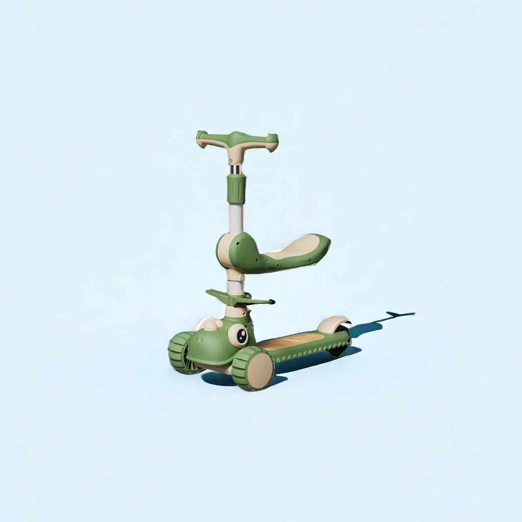 The EN-71 certified children's scooter features a three-in-one design that is safe, durable and innovative. It offers a perfect skateboarding experience Specification image