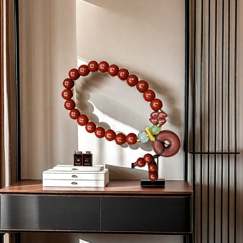Cinnabar bracelet, crystal bracelet Application Scenario
