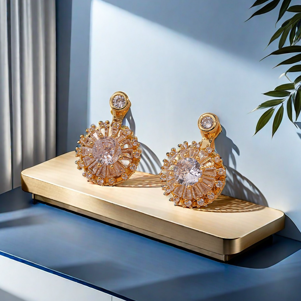 小叶子设计女孩专享首饰品 精致耳环项链套装 时尚潮流青春气息饰品