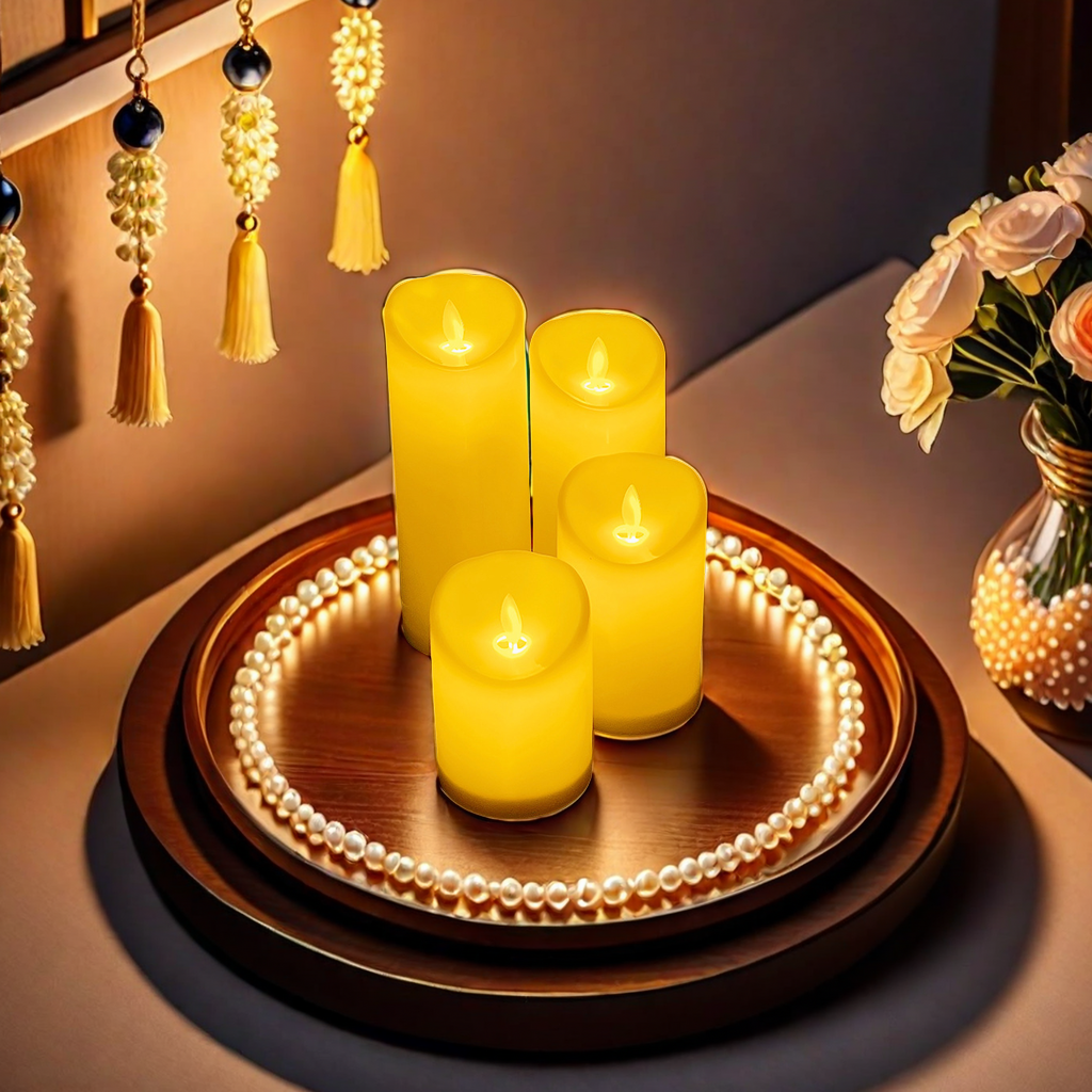 1313 brand LED electronic simulation candle lamp, fake candle, birthday confession stage decoration, brilliant lighting, romantic wedding, murder mystery game, lighting lamp details Picture