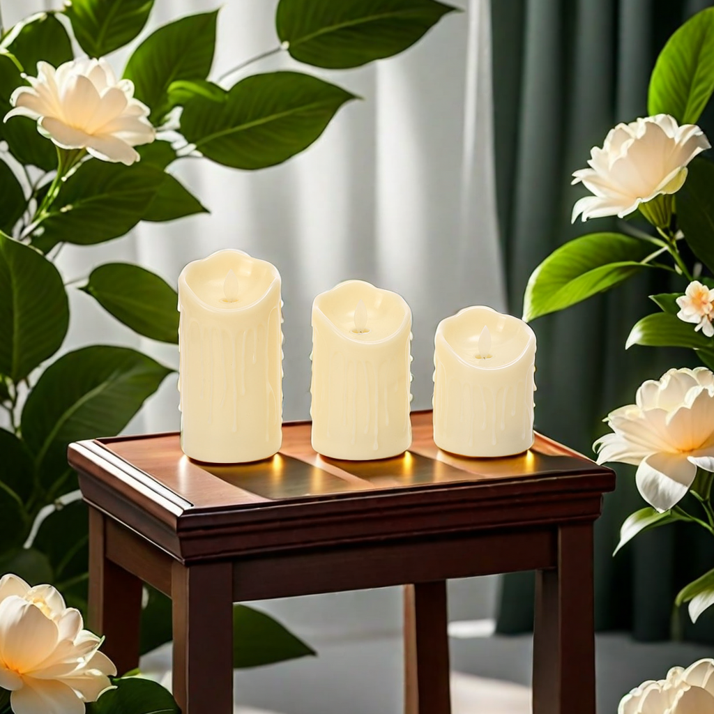 1313 brand LED electronic simulation candle lamp, fake candle, birthday confession stage decoration, brilliant lighting, romantic wedding, murder mystery game, lighting lamp Item Picture