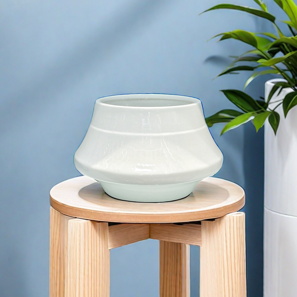 Nordic ins style modern and simple ceramic flower POTS, green plants, flower POTS, indoor and outdoor home decorations, tables, balconies, greening and beautification, suitable for other categories Application Scenario