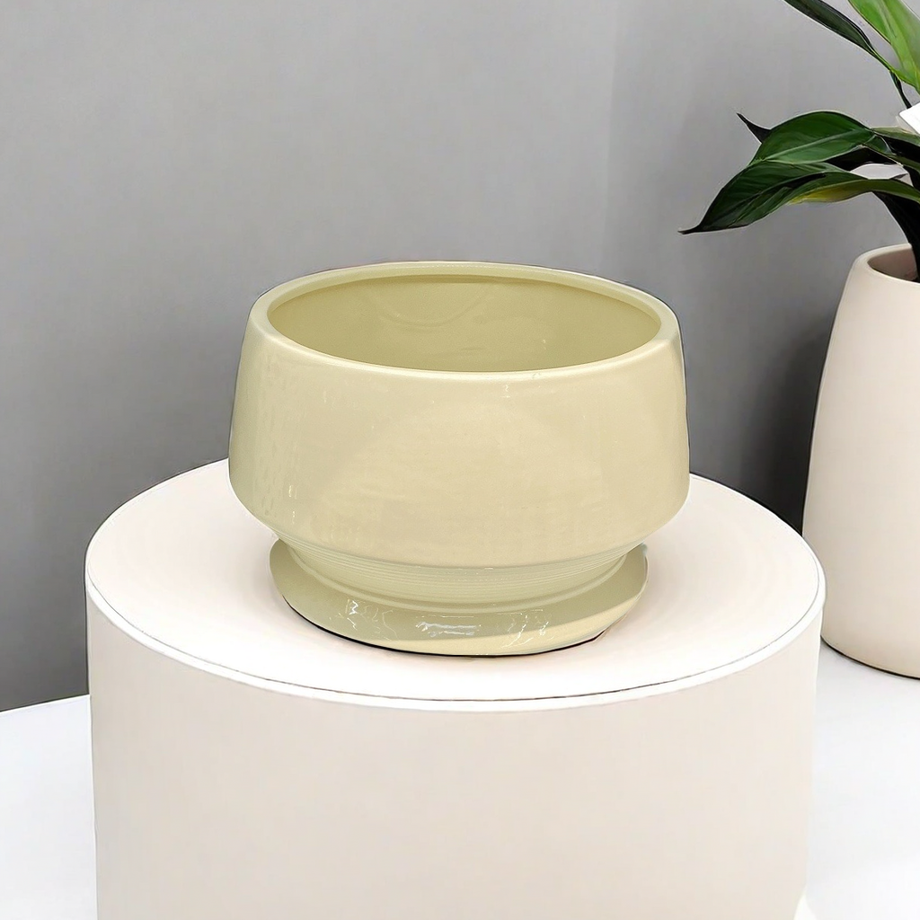 Nordic ins style modern and simple ceramic flower POTS, green plants, flower POTS, indoor and outdoor home decorations, tables, balconies, greening and beautification, suitable for other categories Item Picture