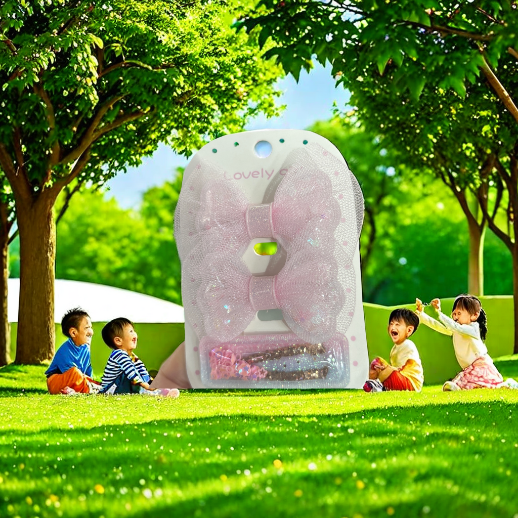 儿童夏季可爱发夹 汉服头饰假发发卡 饰品儿童时尚发饰 温馨夏日潮流配饰
