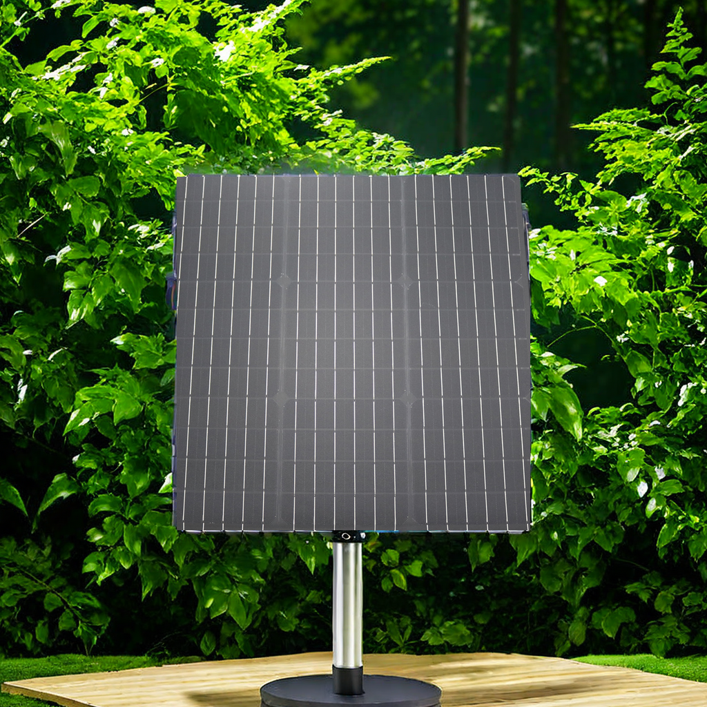 户外太阳能板白底实物图