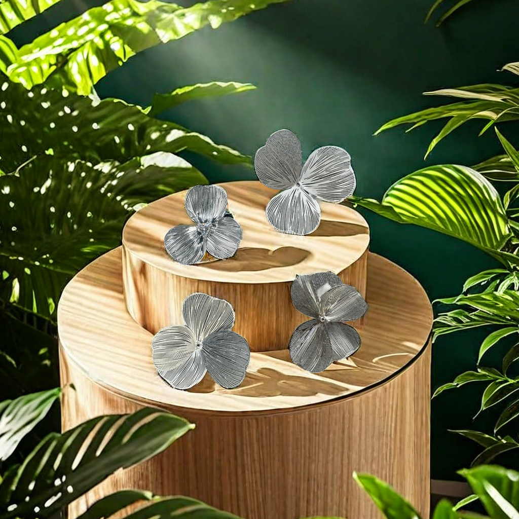 Little Leaf heart-shaped resin lollipop style earrings, girls' exclusive jewelry, vase ear clip style, beautiful accessories to decorate your ears details Picture