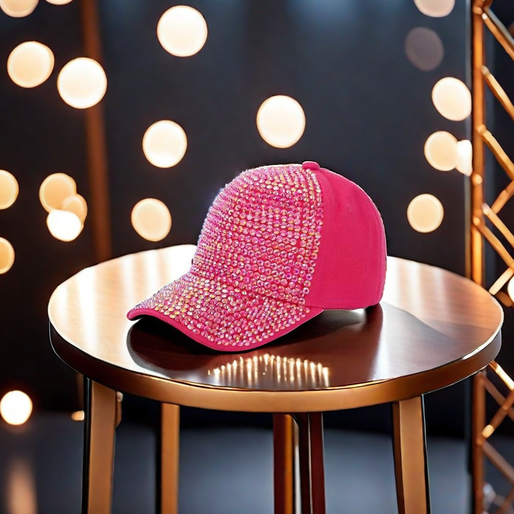 The new cross-border 3977 diamond-encrusted design baseball cap is suitable for both men and women, providing shade and sun protection. It is a fashionable adult cap that is cute and versatile Application Scenario