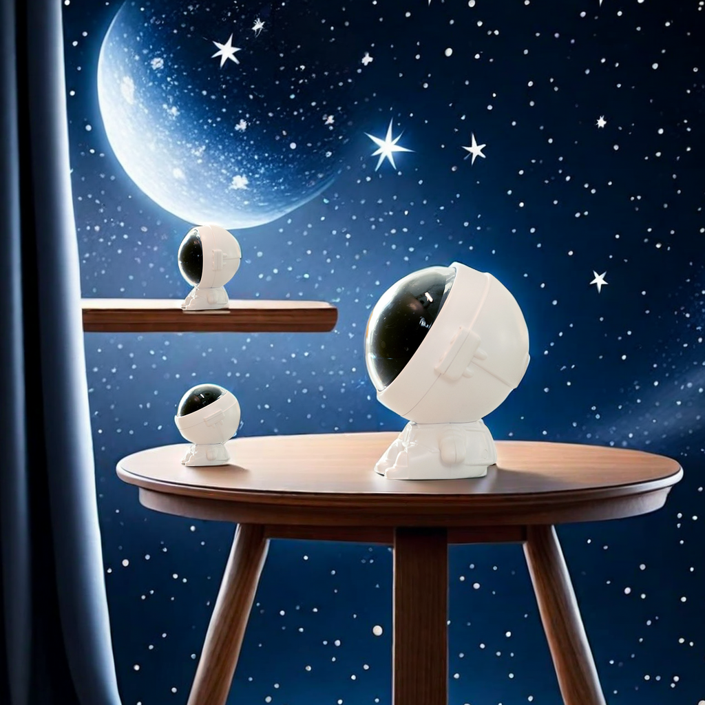 Cross-border new astronaut USB dream projection starry sky light, music table lamp, atmosphere night light, creative gift, ceiling light, decorative lighting equipment Specification image