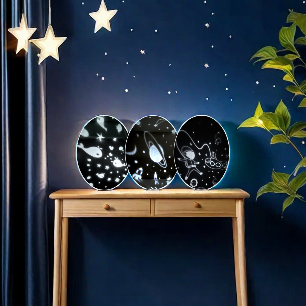 Cross-border new astronaut USB dream projection starry sky light, music table lamp, atmosphere night light, creative gift, ceiling light, decorative lighting equipment Application Scenario