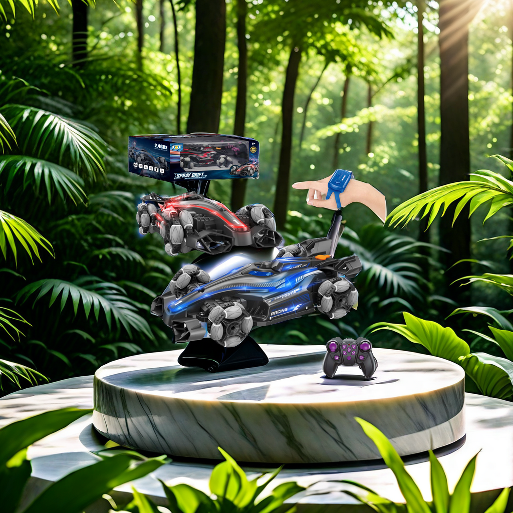 Remote control racing car, gesture drift, spray sports car, children's remote control car Application Scenario