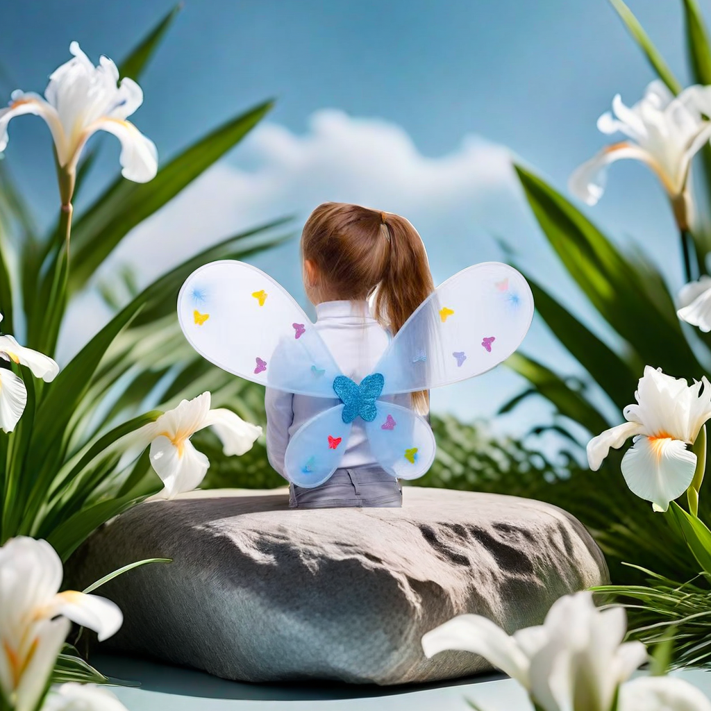 矢量蝴蝶白底实物图