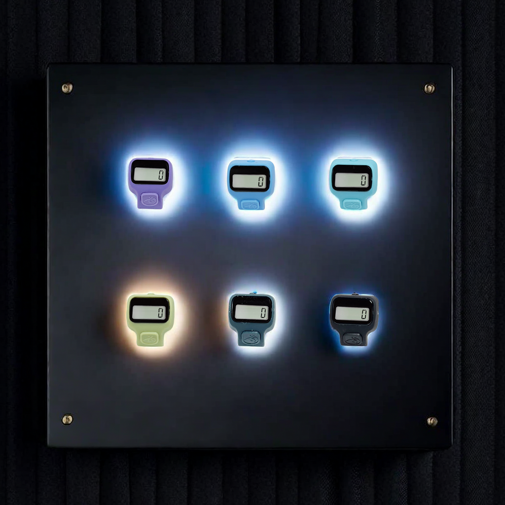 The electronic digital display ring-type LED counter, mini pedestrian counting and pedometer, ring-type portable counter is small, convenient and practical Application Scenario