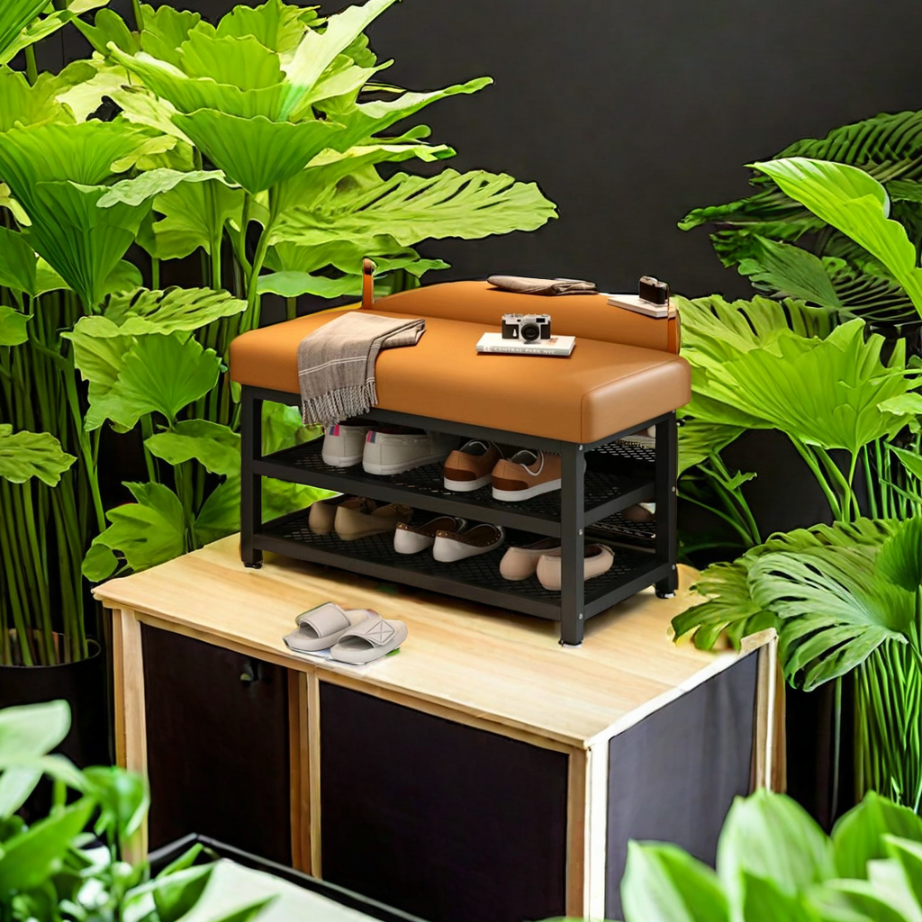 Children's Wooden Horse Shoe Stool Baby Toy Plastic Stool Pet Cat With Nest Stool Safe Durable Comfortable Cute Design details Picture