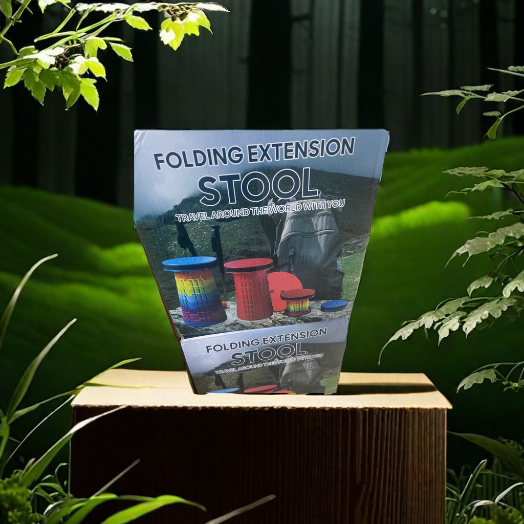 家用便携式折叠凳 小椅子 鱼具用品配套 折叠梯 功能多样 空间节省