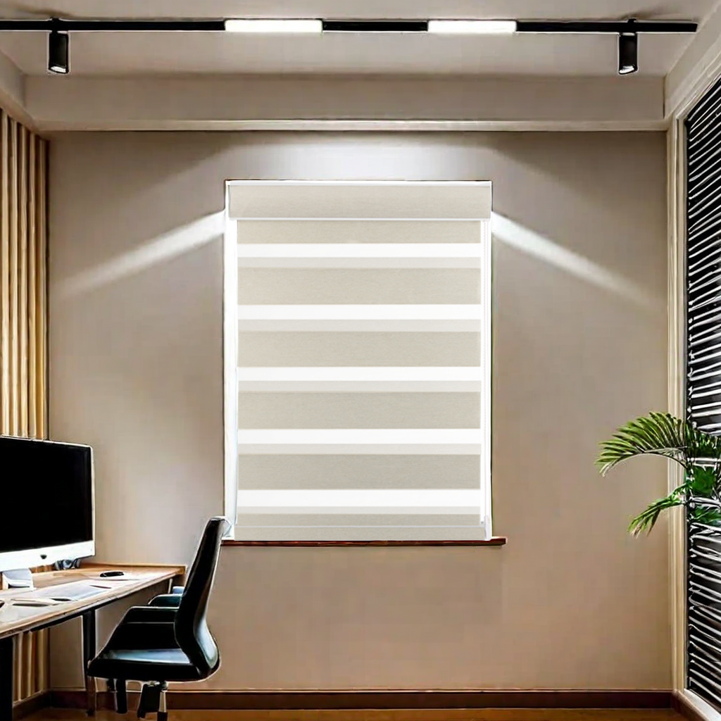 Double-layer thickened zebra blinds office curtains for sunshade, a best-selling item on Amazon, applicable to other categories Item Picture