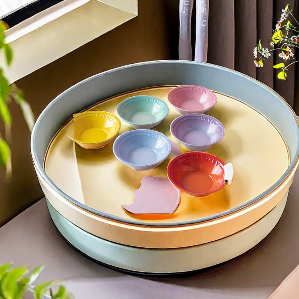 Cool color plate, Nordic-style ceramic pet bowl, multiple colors to choose from, cat and dog food bowl, water bowl, acrylic stand design, selected pet supplies, Kung Fu tea set style Application Scenario