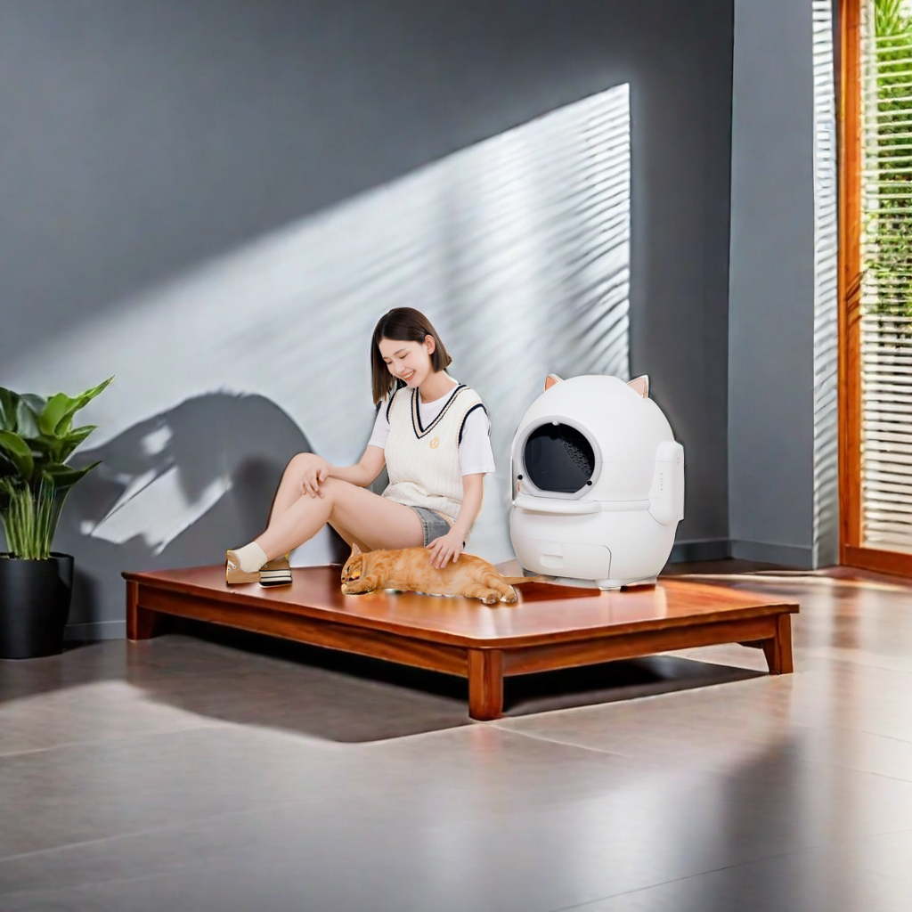 新款全自动猫砂盆 网红电动清理除臭猫厕所 高效铲屎机 猫咪用品一件代发 其他分类猫咪日常必备