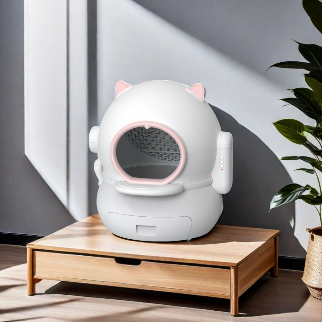 New fully automatic cat litter box, popular electric cleaning and deodorizing cat toilet, high-efficiency cat litter box, one-piece consignment of cat supplies, other categories, daily necessities for cats Specification image