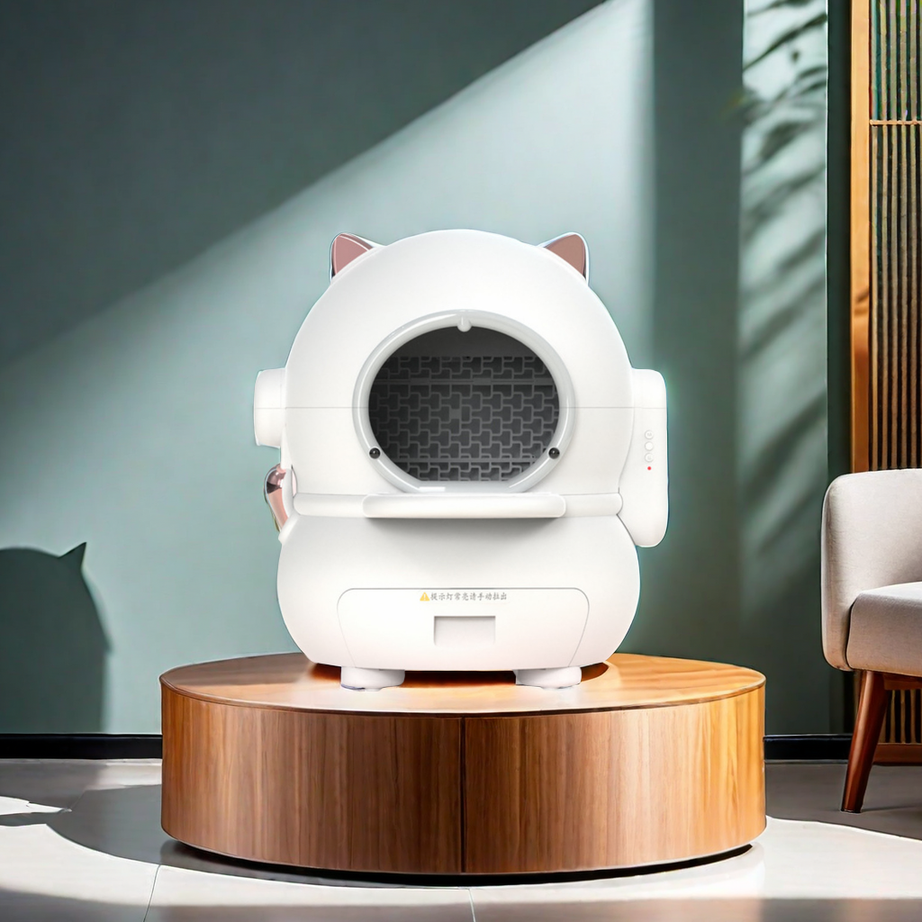 New fully automatic cat litter box, popular electric cleaning and deodorizing cat toilet, high-efficiency cat litter box, one-piece consignment of cat supplies, other categories, daily necessities for cats Application Scenario