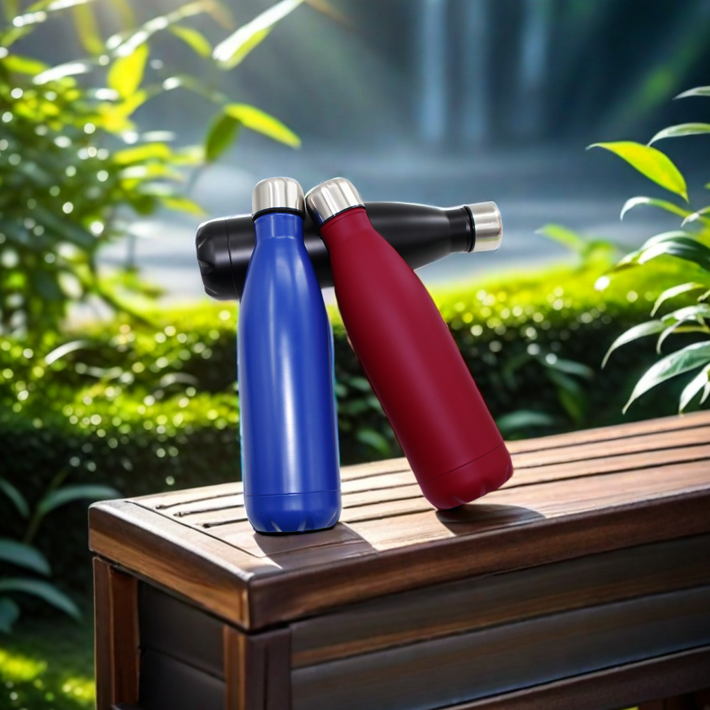 Alto nivel de apariencia coche deportivo botella de agua 7499 estilo de doble capa 304 acero inoxidable vacío americano cola botella portátil taza térmica al aire libre tendencia beber artefacto details Picture