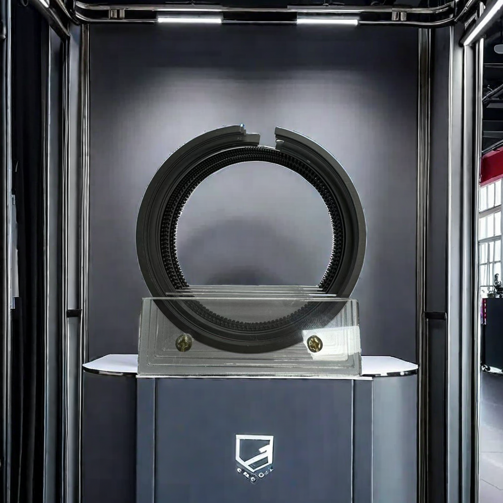 Close-up of Piston Ring Gap Measurement