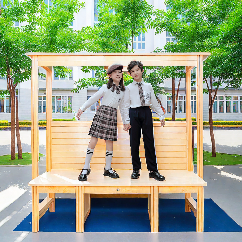 小学生校服春细节图