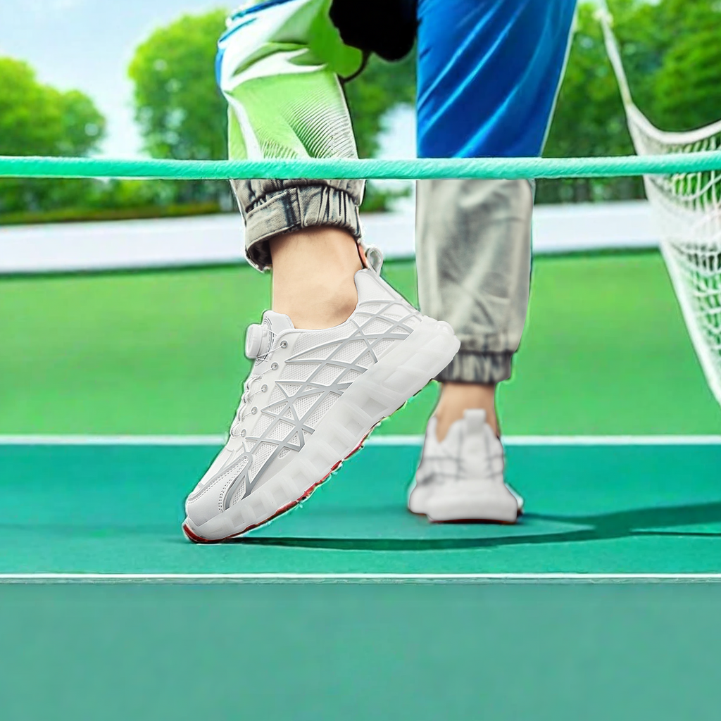 2024 New Summer And Autumn Men's Network Sports Shoes Ventilated Mesh Design Father Shoes Outdoor Running Shoes Rotary Buckle Casual Shoes Live Hot Push Football Shoes Trend Specification drawing