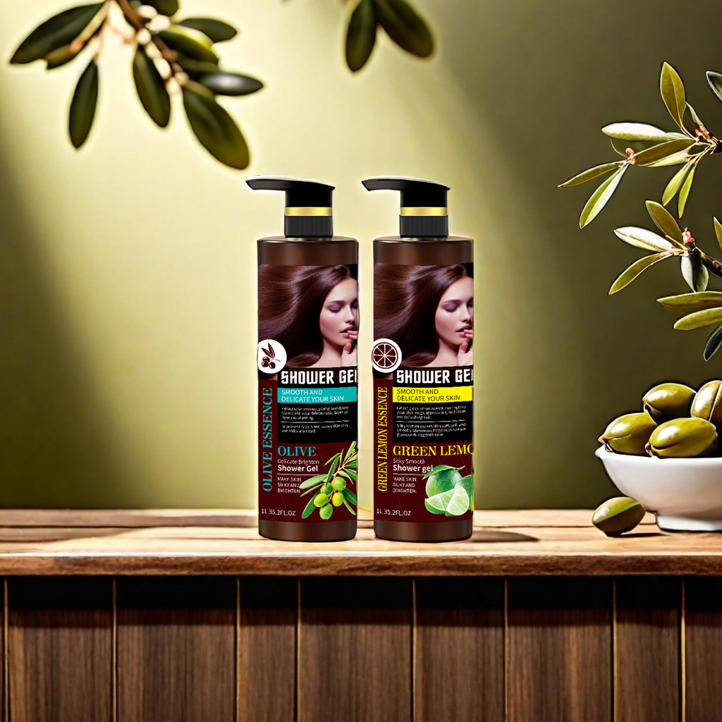 Foreign trade cross-border exclusive nut and olive shampoo 44ml salon-grade carrot and ginger body wash deeply cleanses and nourishes hair Item Picture