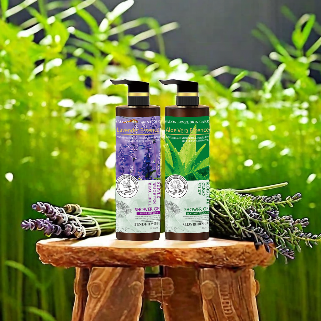 Foreign trade cross-border exclusive ginger and coffee bean shampoo 44ml Aloe Vera Lavender Body Wash Deep Cleansing and Nourishing Scalp shampoo Item Picture