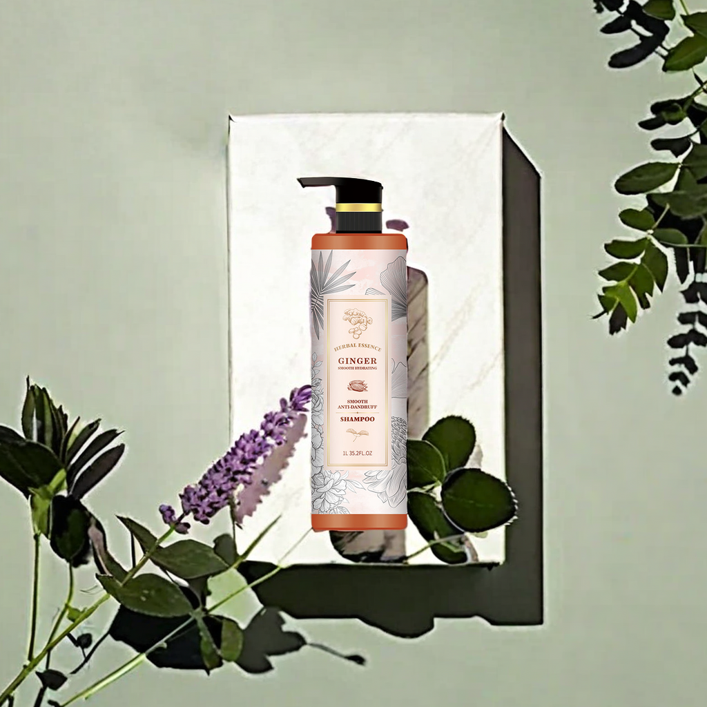 Xu Lavender Aloe Vera Body Wash for cross-border Trade, combined with Ginger Olive Rose Shampoo 44ml set, gently cleanses, moisturizes and hydrates details Picture