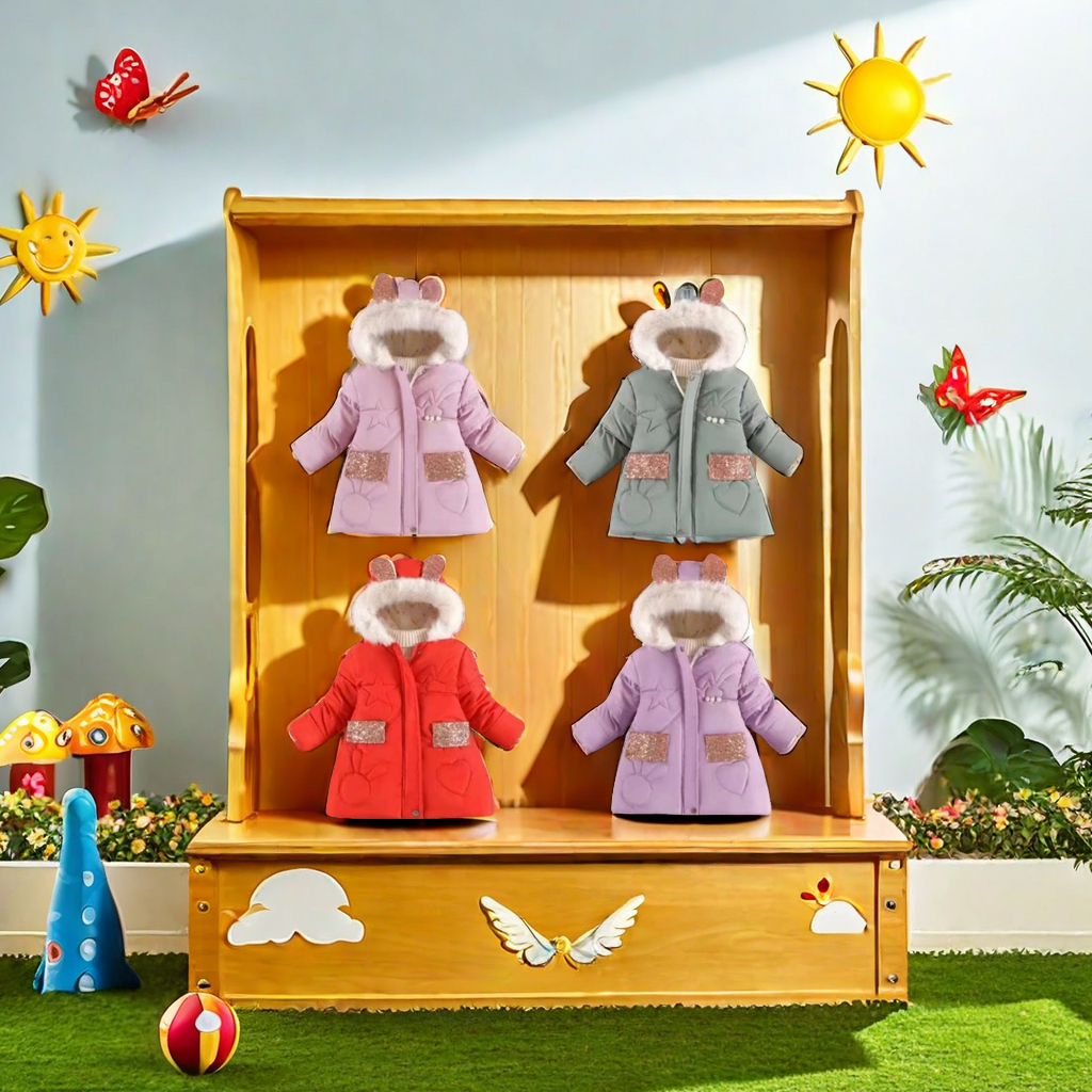 童棉袄/棉服实物图