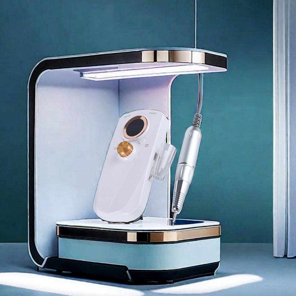 The new 9661 portable LED nail lamp, electric pen-type nail sander, mini battery-powered nail removal machine, and nail beauty care tools
