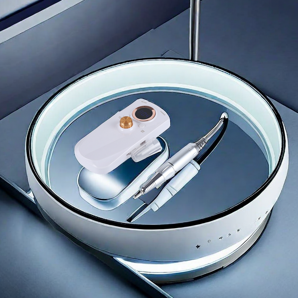 The new 9661 portable LED nail lamp, electric pen-type nail sander, mini battery-powered nail removal machine, and nail beauty care tools details Picture