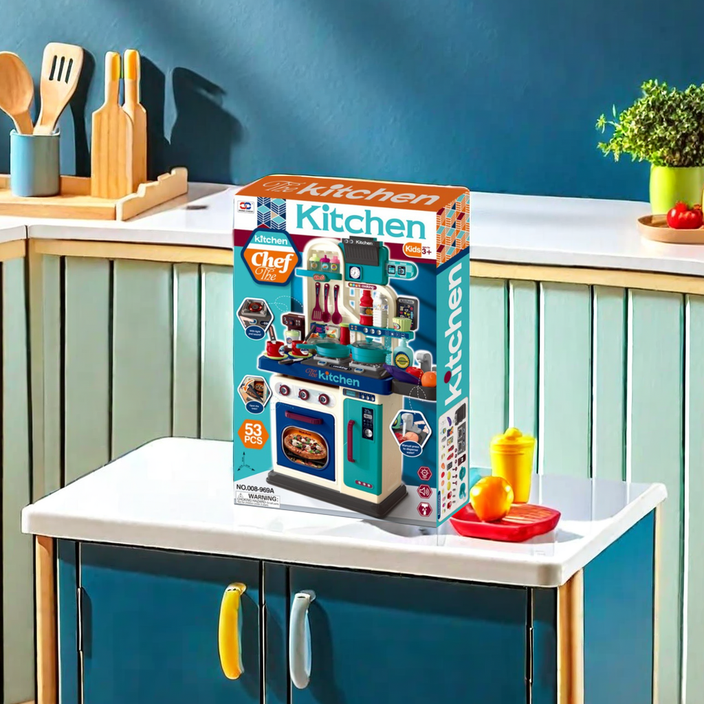 New cross-border baby boy and girl family kitchen toy set 4, realistic kitchenware for cooking and rice preparation, suitable for children aged 3 to 6 Application Scenario