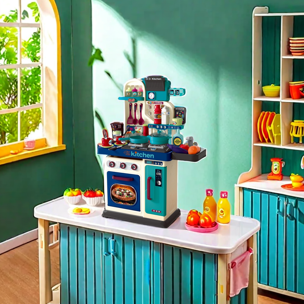 New cross-border baby boy and girl family kitchen toy set 4, realistic kitchenware for cooking and rice preparation, suitable for children aged 3 to 6 Item Picture