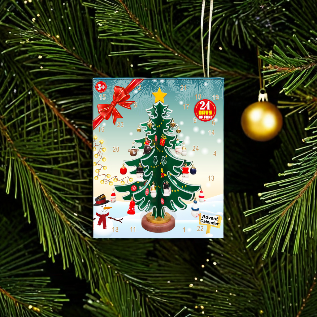 24-day countdown blind box, Christmas gift, blind box toy, DIY Christmas tree pendant, unique handicraft, Christmas decoration gift details Picture