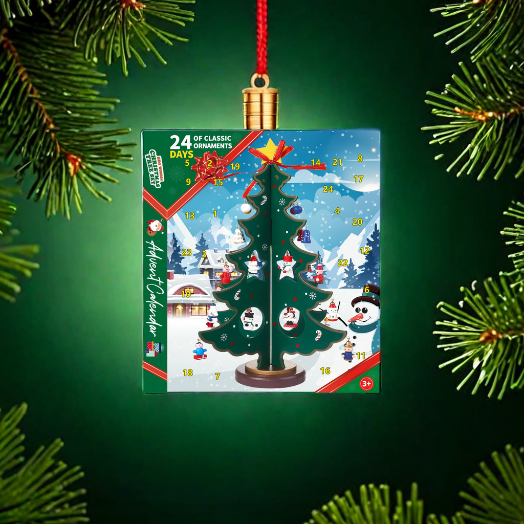 24-day countdown blind box, Christmas gift, blind box toy, DIY Christmas tree pendant, unique handicraft, Christmas decoration gift Specification image