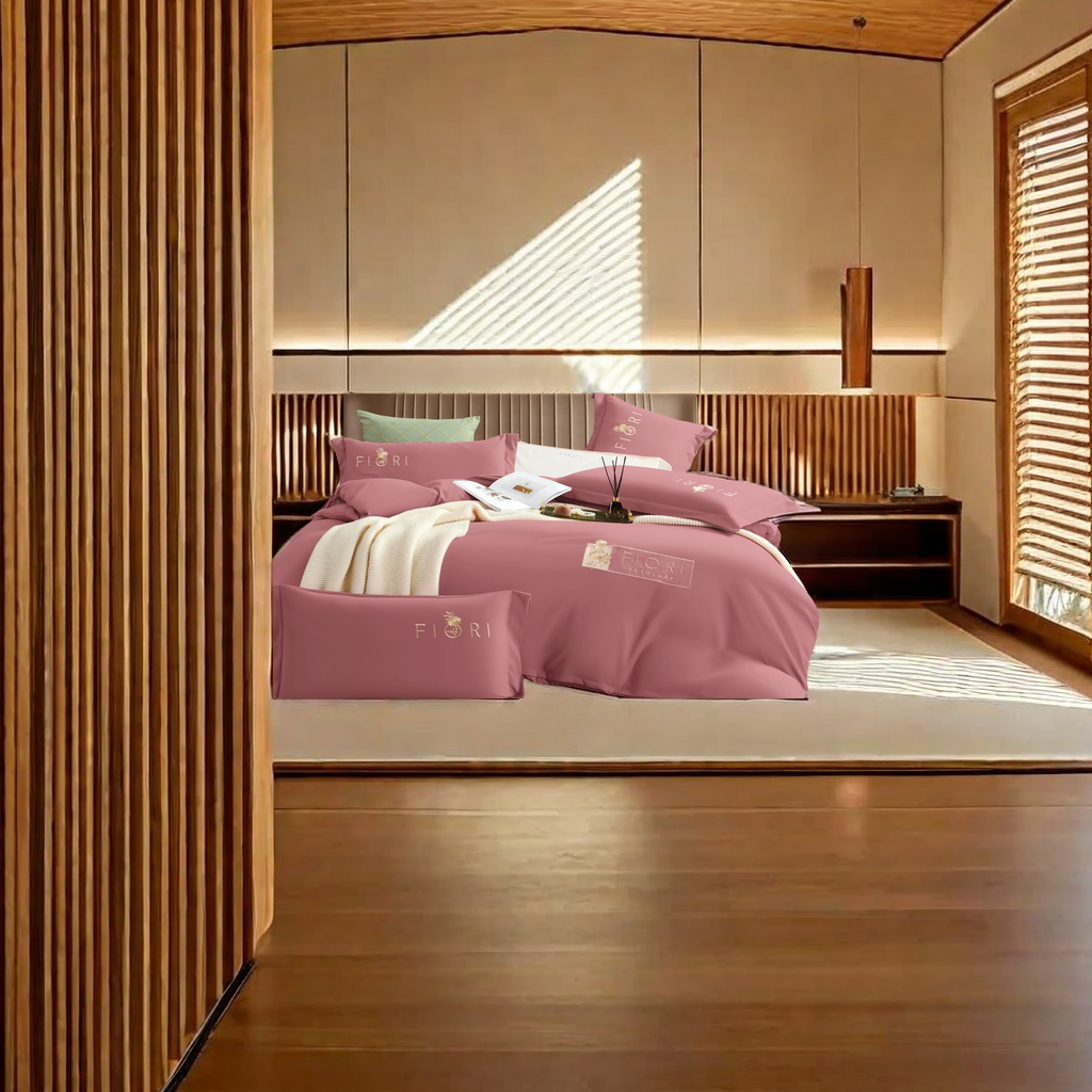 Pure cotton four-piece bedding sets are essential for college student dormitories. They are exquisite, comfortable and durable for wedding bedding Specification image