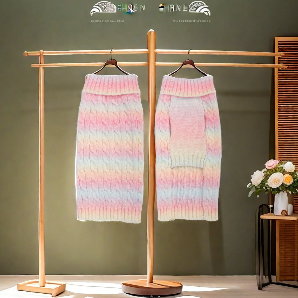 Sherina's new cross-border pet clothing, Teddy cat and dog knitted sweaters, pullover vests, wholesale factory, in stock, and other categories of pet supplies Item Picture