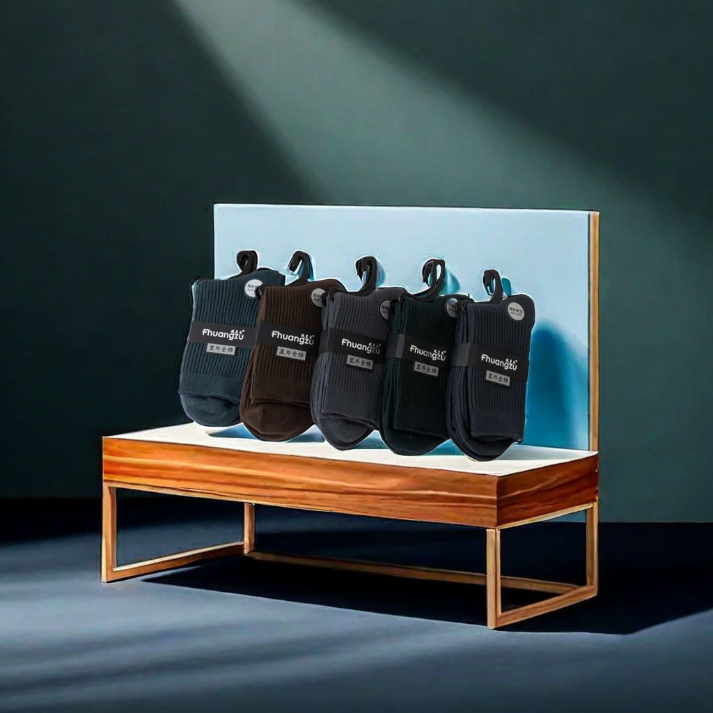 Nuevo hombre otoño invierno rodillera calcetines de algodón medio engrosado color oscuro negocios deportes antibacteriano anti-olor no pillable algodón al por mayor Application Scenario
