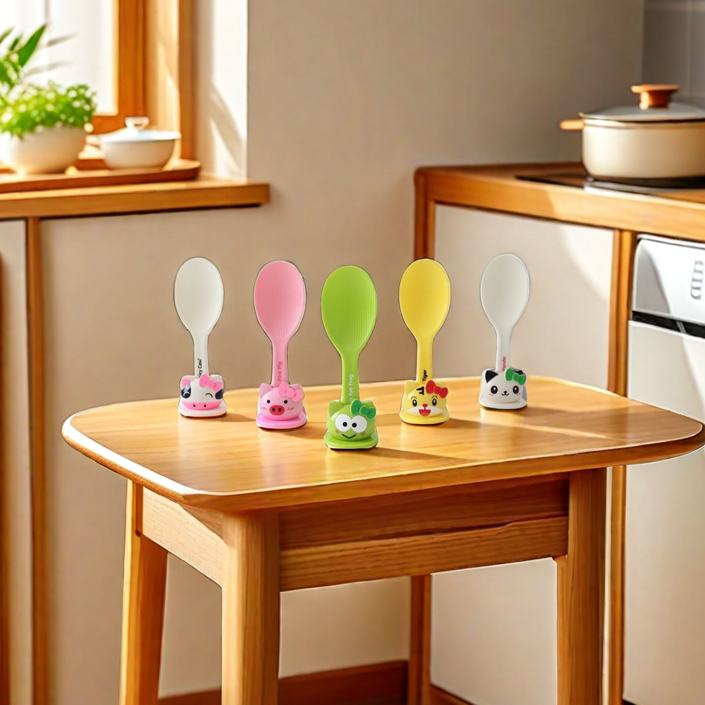 严选跨境可立/长柄饭铲塑胶产品图