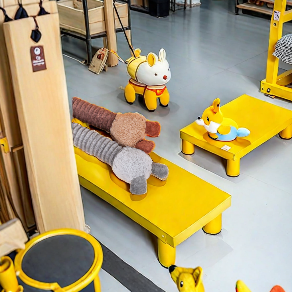 Amazon explosive yellow duck fox rabbit long neck interactive dog toy factory direct sales of new products can sound cross-border sales wholesale other classified toys Specification drawing