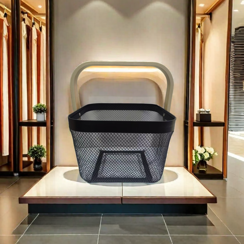 厨房置物架多功能铝槽挂钩撑开式超市购物篮置物架 晾衣架实用空间利用率高