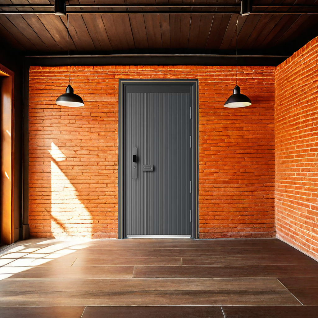 Security Door Villa Big Front Tooth Cover Design Boutique Plastic Quality Sense Paint Treatment Advanced Atmosphere Grade Security
