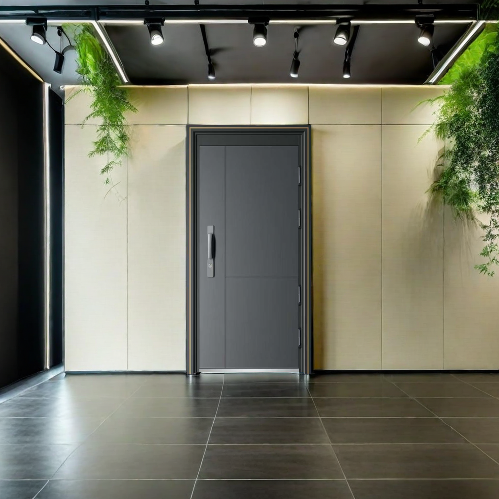 Security Door Villa Door Special Advanced Plastic Braces Design Rust Resistant Paint Treatment Durable Security Specification drawing