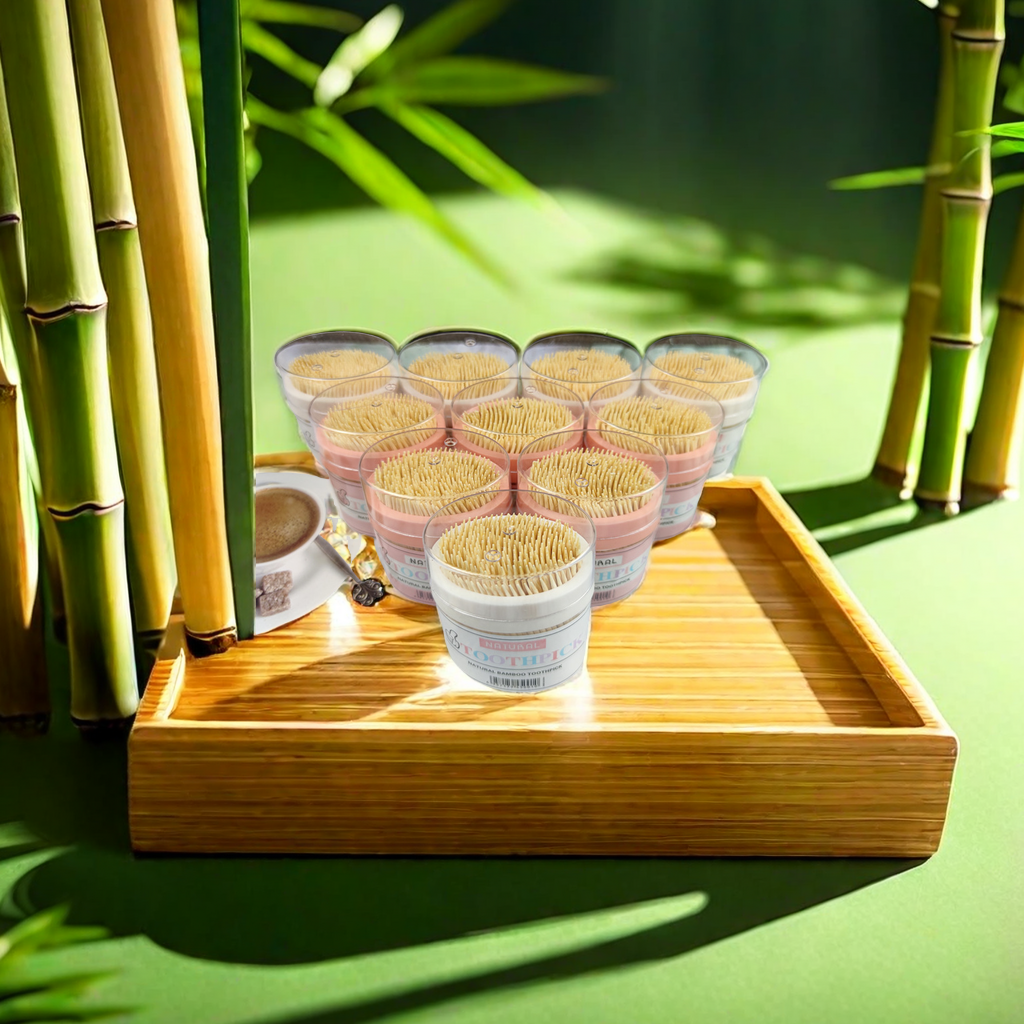 Natural bamboo toothpicks, double-headed disposable tooth gap cleaning, high-end boxed dental floss for hotels, one-yuan and two-yuan best-selling items at street stalls Application Scenario