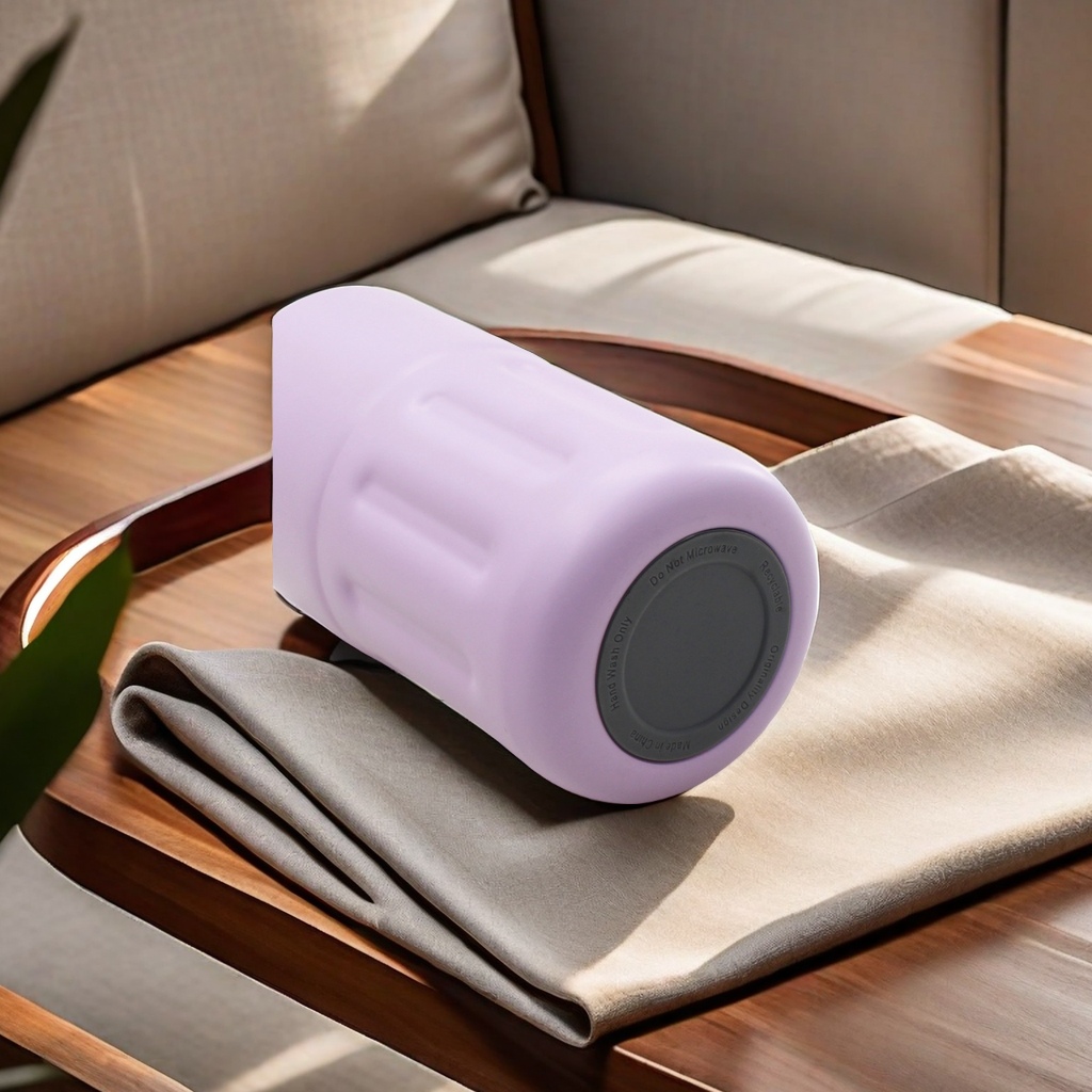 304 Double-layer stainless steel coffee cup, gradient matte paint, glossy paint, Wen Wen model, with handle design, portable thermos cup Application Scenario